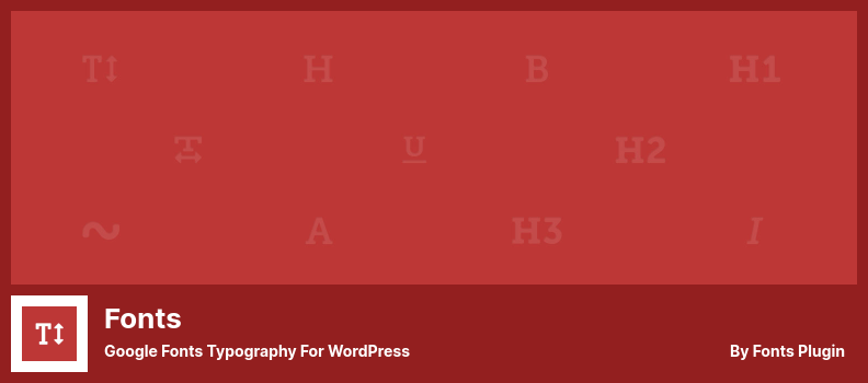 字体插件 - 用于 WordPress 的 Google 字体排版