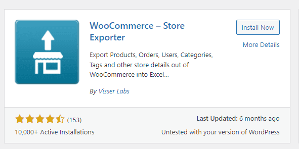 WooCommerce - plugin pentru exportul magazinului