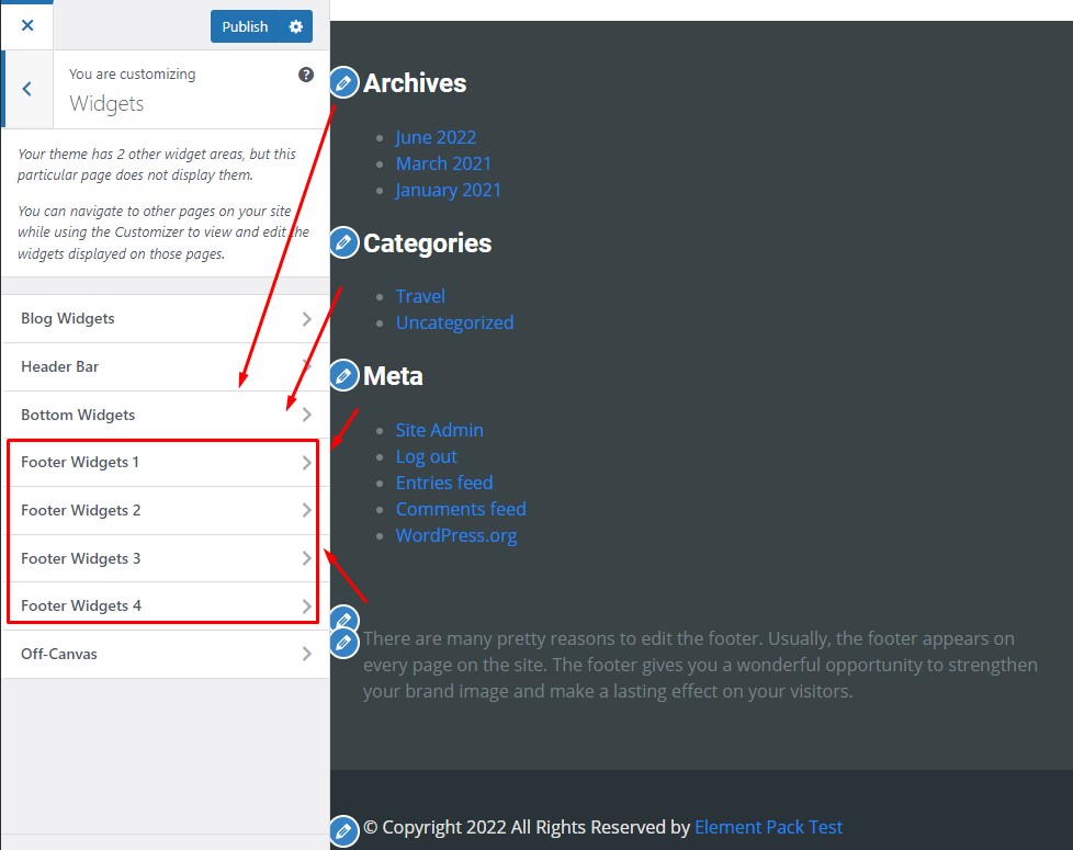 Cara membuat Header Navigasi Terbaik untuk WordPress 13 setup footer menu 1 - BdThemes