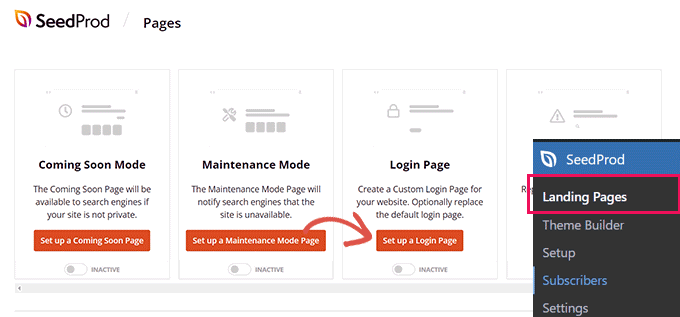 Siapkan halaman login Set up a login page
