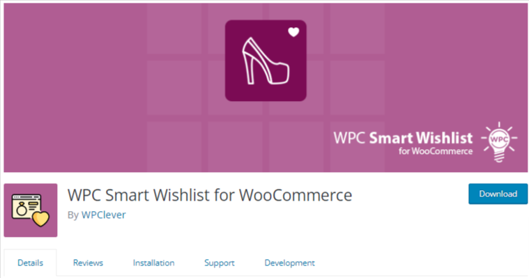 Lista de desejos inteligente do WPC para WooCommerce