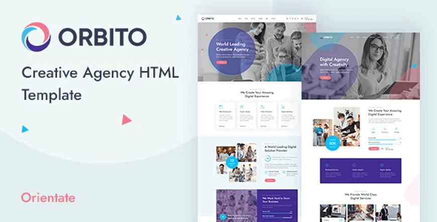 Orbito - modèle html d'agence créative