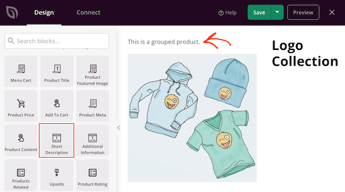 Aggiunta di una breve descrizione del prodotto personalizzata con SeedProd Adding a custom short product description with SeedProd