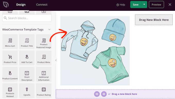 Tag del modello WooCommerce di SeedProd SeedProd's WooCommerce template tags