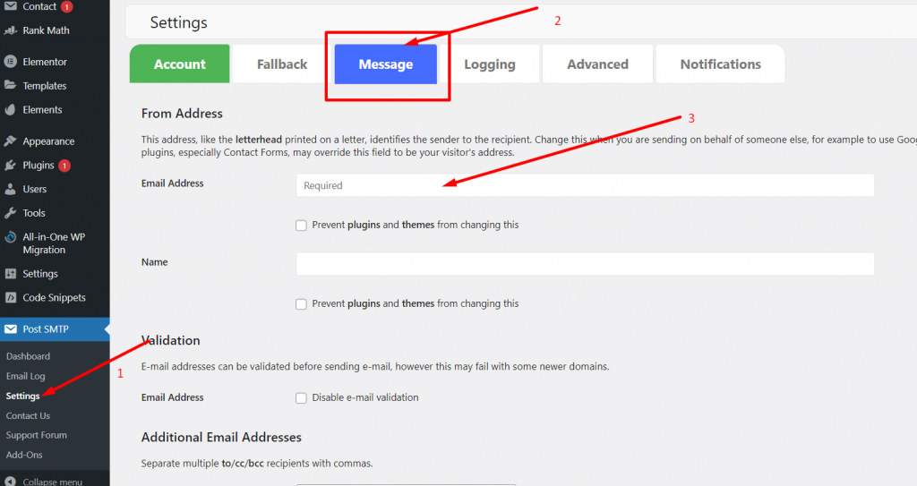Wie konfiguriere ich die richtigen Outlook-SMTP-Einstellungen zum Senden von E-Mails? 17 WordPress outlook SMTP tutotial