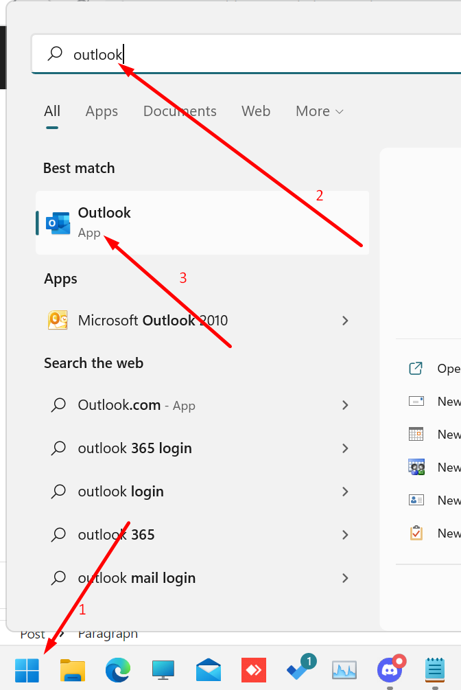 Wie konfiguriere ich die richtigen Outlook-SMTP-Einstellungen zum Senden von E-Mails? 5 Find the Smtp Server in Outlook 365 step1
