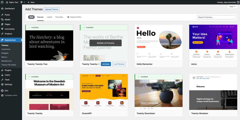 Référentiel de thèmes WordPress - Thèmes gratuits