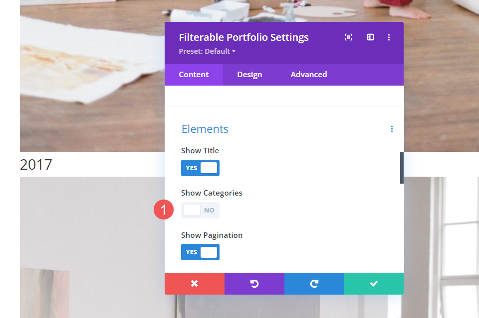 Comment styliser un élément de portfolio de mise en page pleine largeur