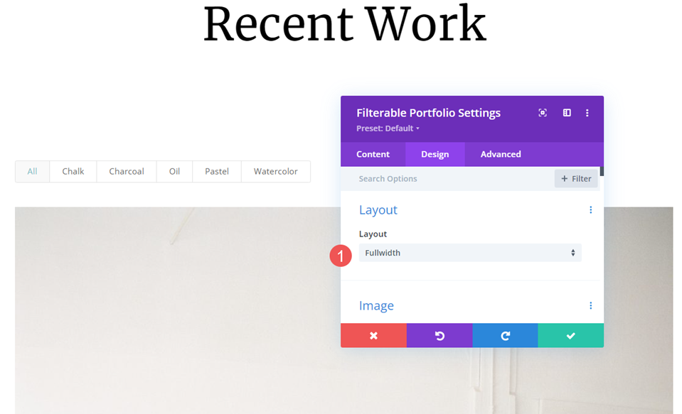 Comment styliser un élément de portfolio de mise en page pleine largeur