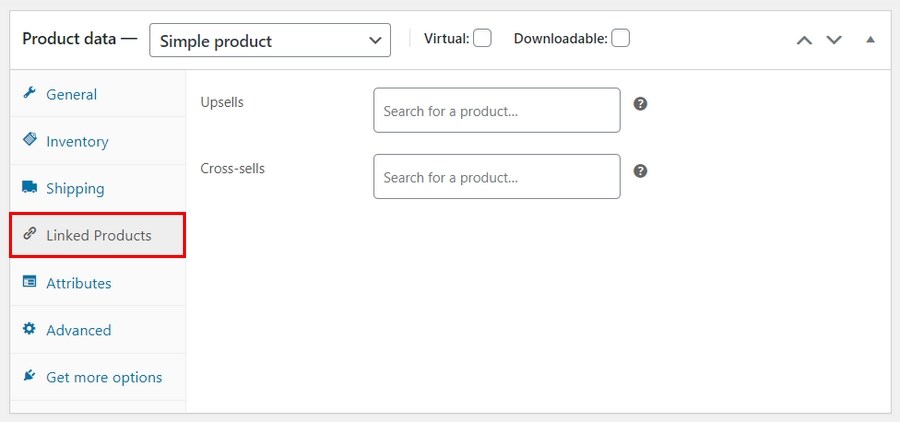 Cari Produk Upsell dan Cross-sell di Tab Produk Tertaut WooCommerce