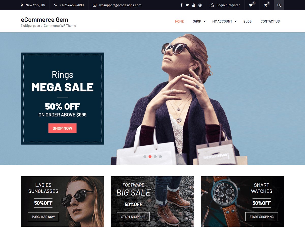 Permata eCommerce oleh demo ProDesigns