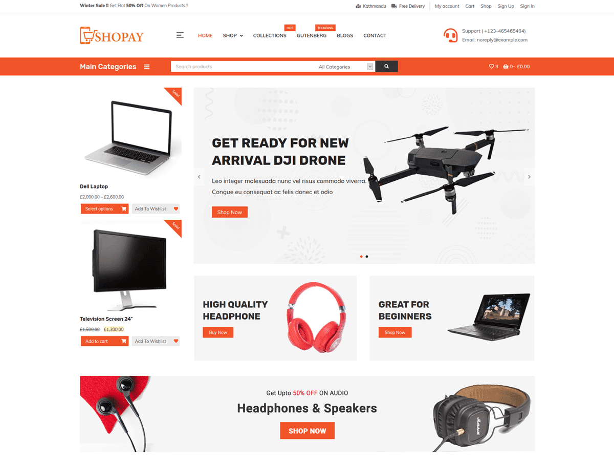 Demo Shopay By Mystery Themes