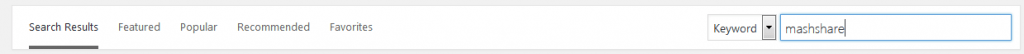 搜索 Mashshare 插件
