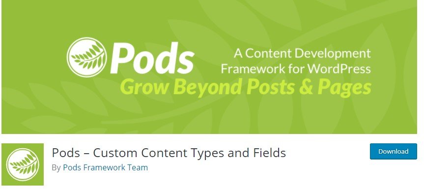 PODS- Tipos e campos de postagem personalizados