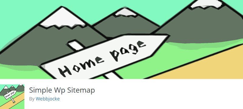 Plan du site WP simple