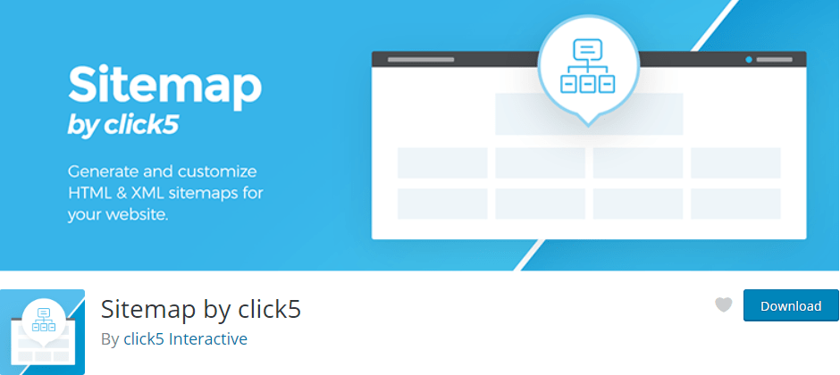 Plan du site par plugin click5