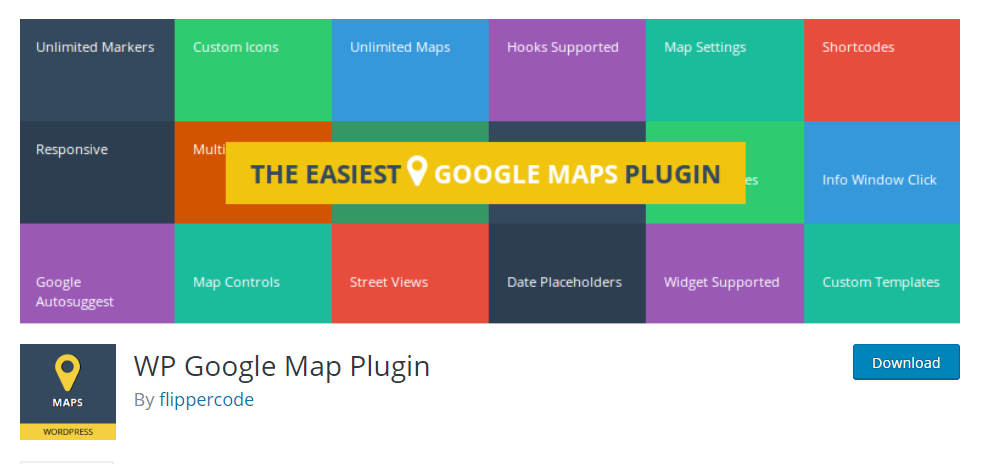 WP Google Map Plugin بواسطة FlipperCode