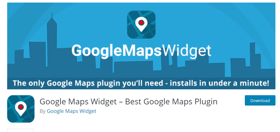 القطعة الإضافية لخرائط Google لبرنامج WordPress