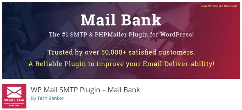Plugin SMTP Bank Surat WordPress