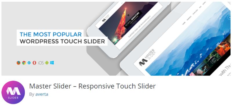 البرنامج المساعد Master Slider لـ WordPress