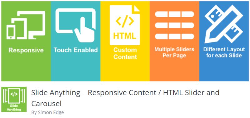 Slide Anything plugin لـ WordPress