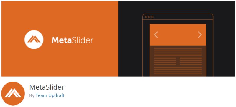البرنامج المساعد MetaSlider لـ WordPress
