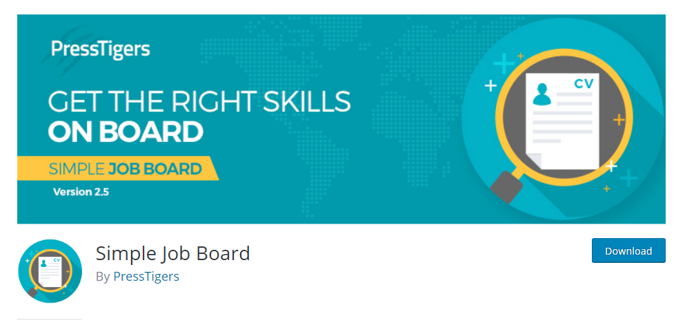 Simple Job Board wordpress ジョブ マネージャー プラグイン