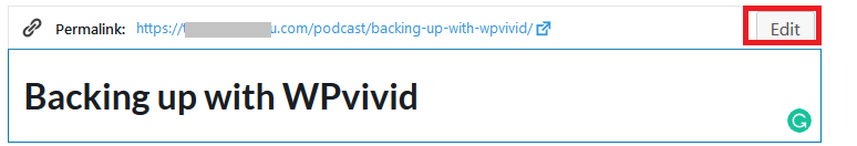محرر جوتنبرج يغير الرابط الثابت