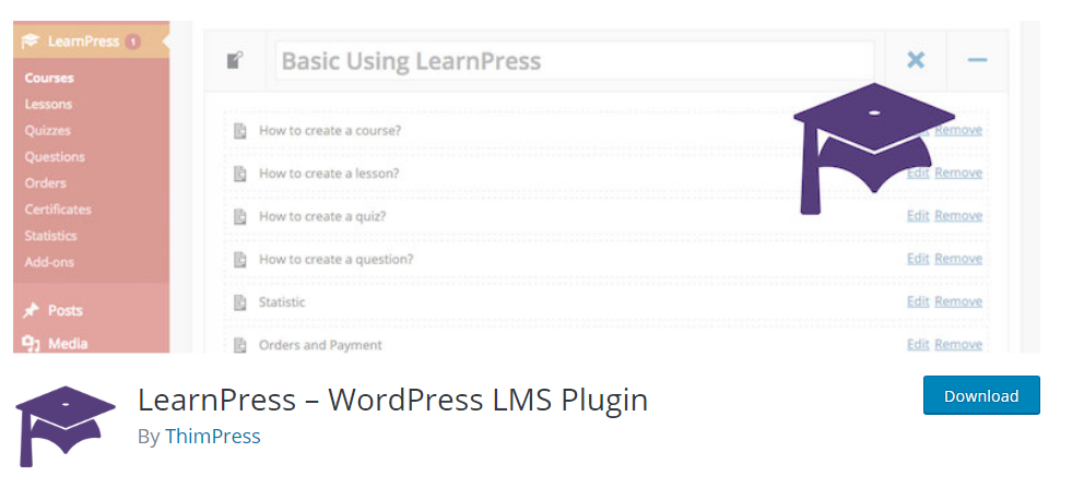 ปลั๊กอิน LearnPress WordPress LMS