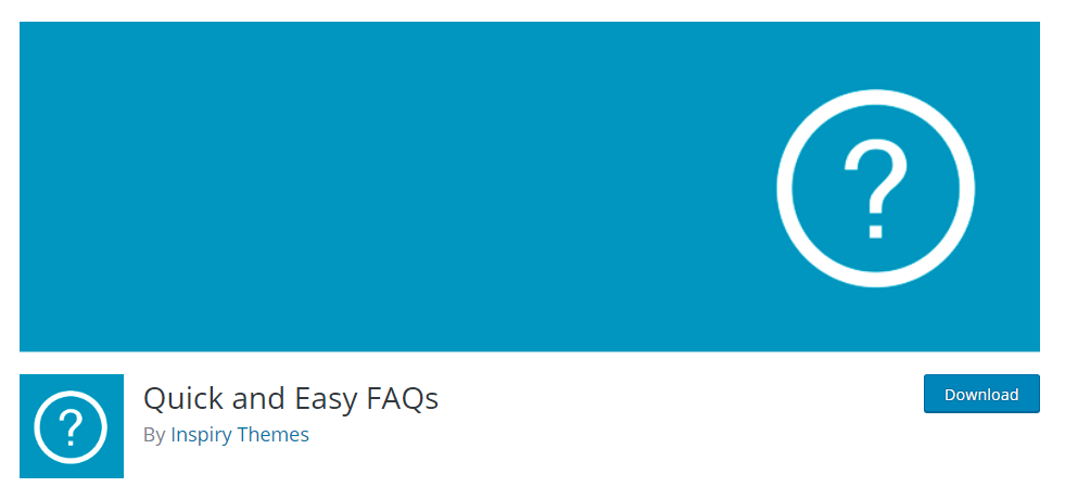 Complemento de preguntas frecuentes rápido y fácil para wordpress