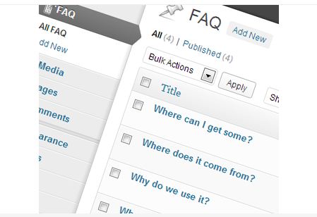 Diseño del complemento de preguntas frecuentes de WP Awesome
