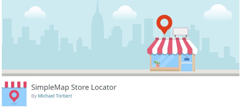 WordPress 用の SimpleMap Store Locator プラグイン