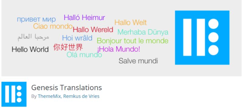 Plugin Genesis Translation untuk WordPress