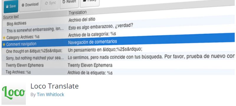 Plugin Loco Translate untuk WordPress