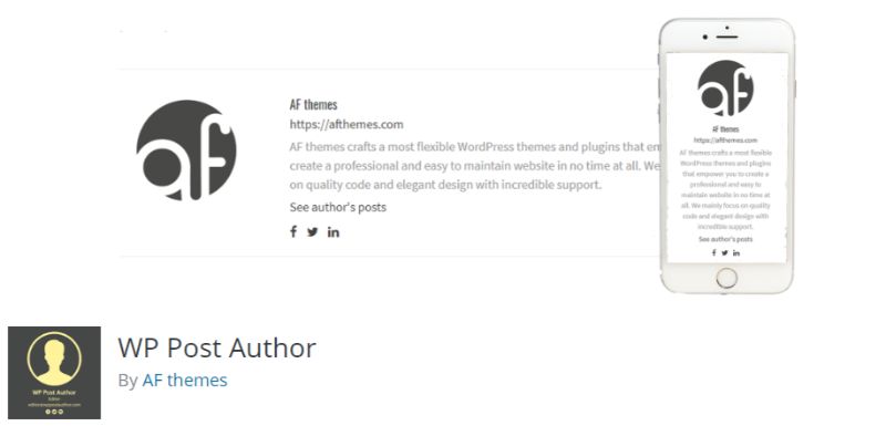 WP Post Author 插件