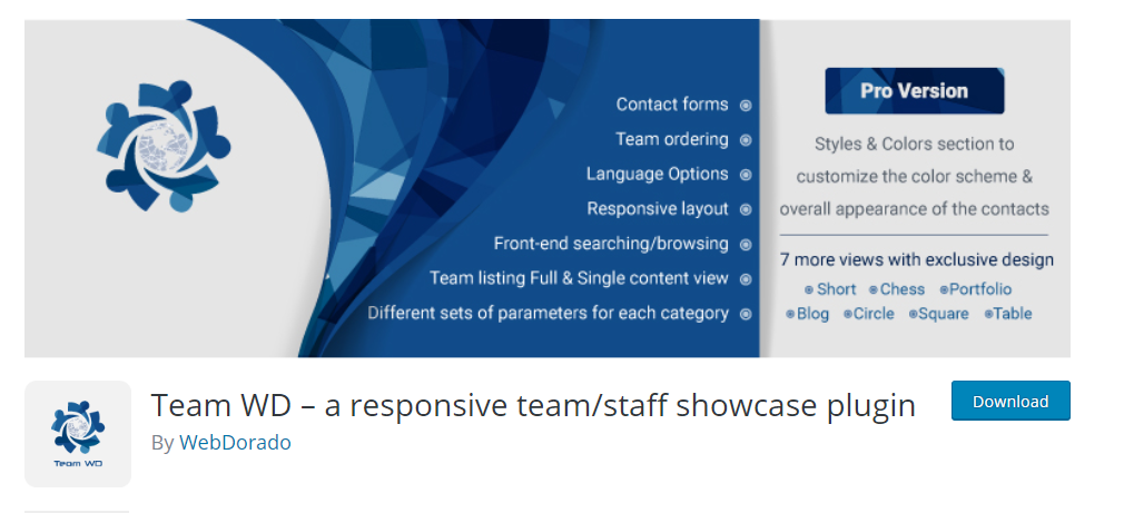Plugin wordpress del team WD