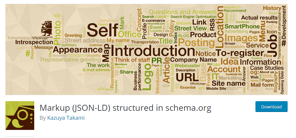 스키마 플러그인에서 구조화된 마크업(JSON-LD)