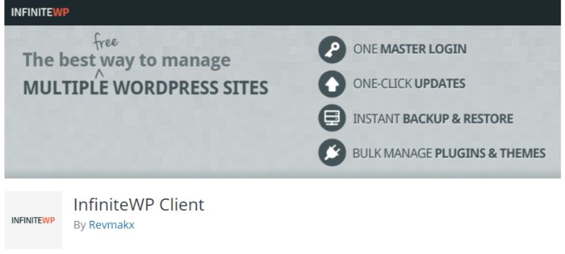 Plugin di gestione multisito di WordPress per client InfiniteWP