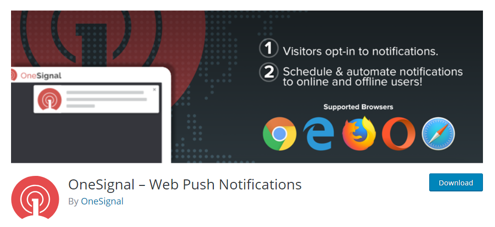 Plug-in OneSignal Web Push Notification