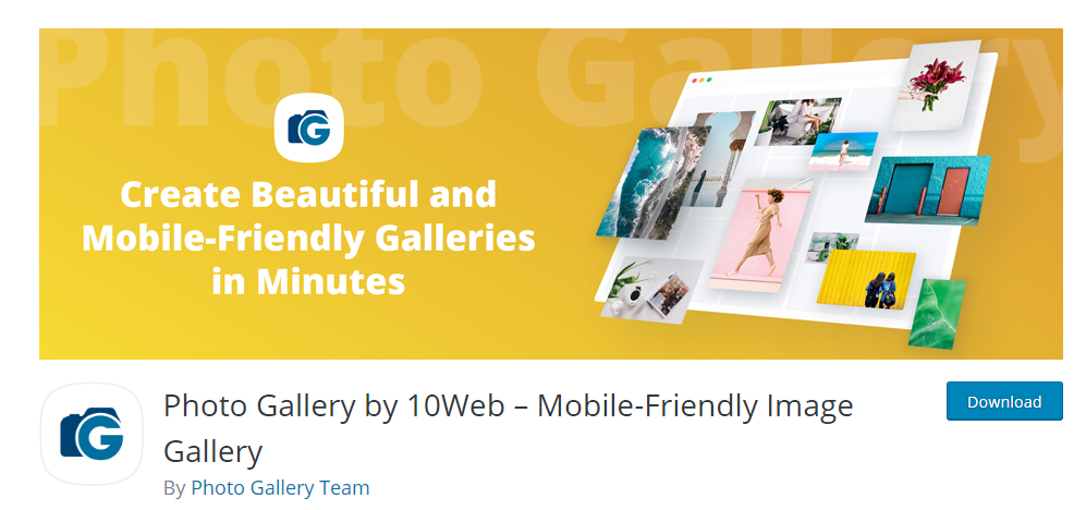 Galeria de fotos do plugin 10 Web Mobile Friendly Image Gallery