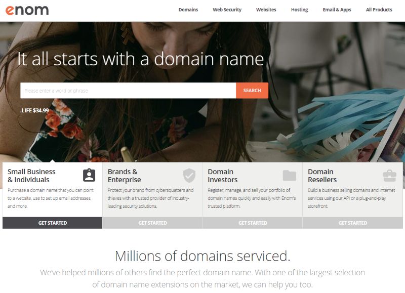 Domeny Enom
