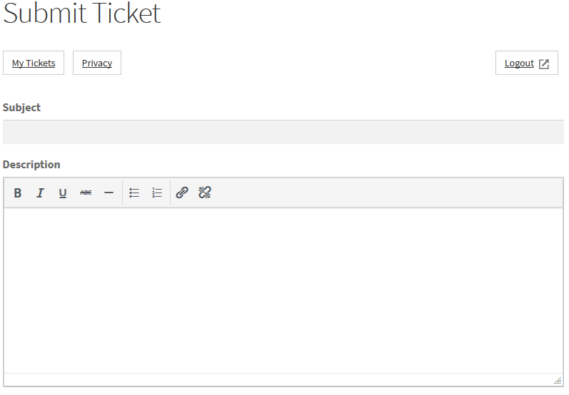 Invia nuovo biglietto