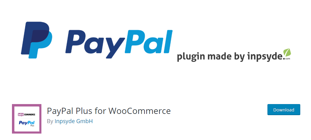 ปลั๊กอิน PayPal Plus สำหรับ WooCommerce