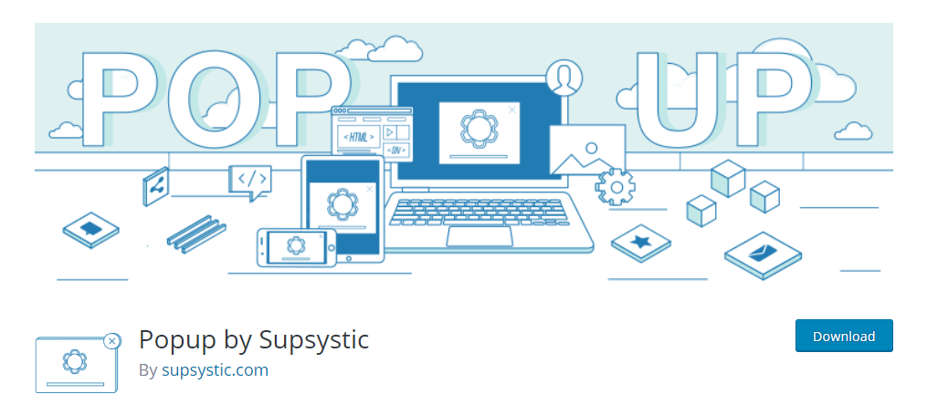 Plug-in Popup By Supsystic