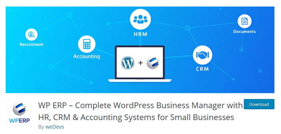 WP ERP CRM 플러그인