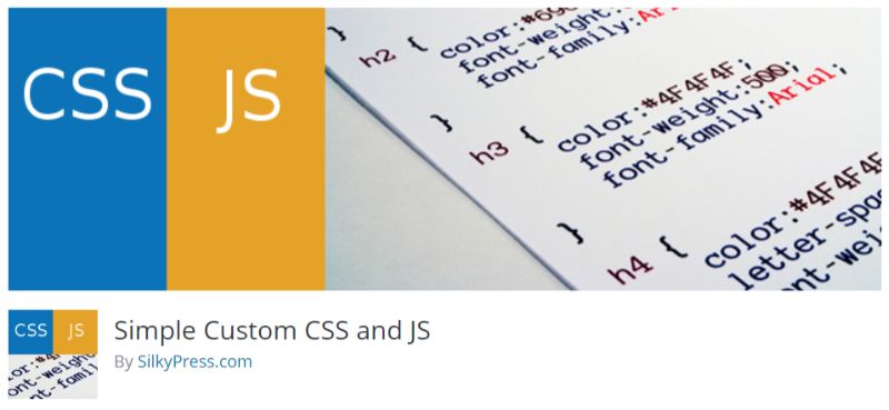 Простой пользовательский плагин CSS и JS