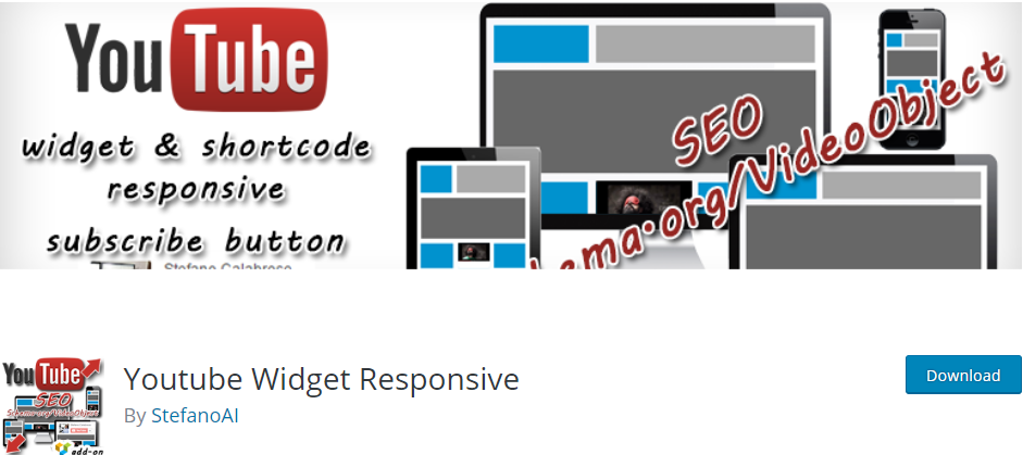 Youtube Widget receptiv