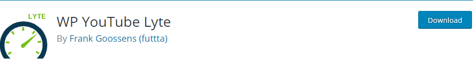 Pluginul WP YouTube Lyte