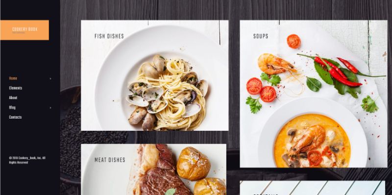 yemek kitabı wordpress yemek teması