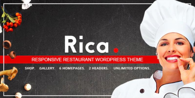 Rica WordPress Restaurant-Thema